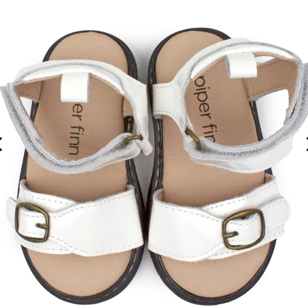 Piper Finn White Sandals